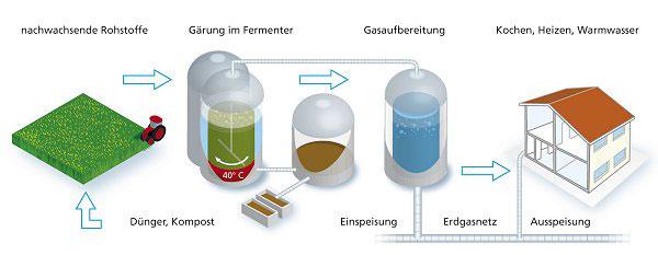 Erläuterung zur Biogasanlage