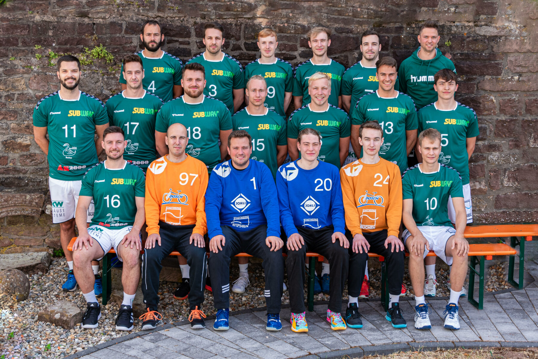 1. Herrenmannschaft Handball Verbandsliga Baden des TSV Buchen.