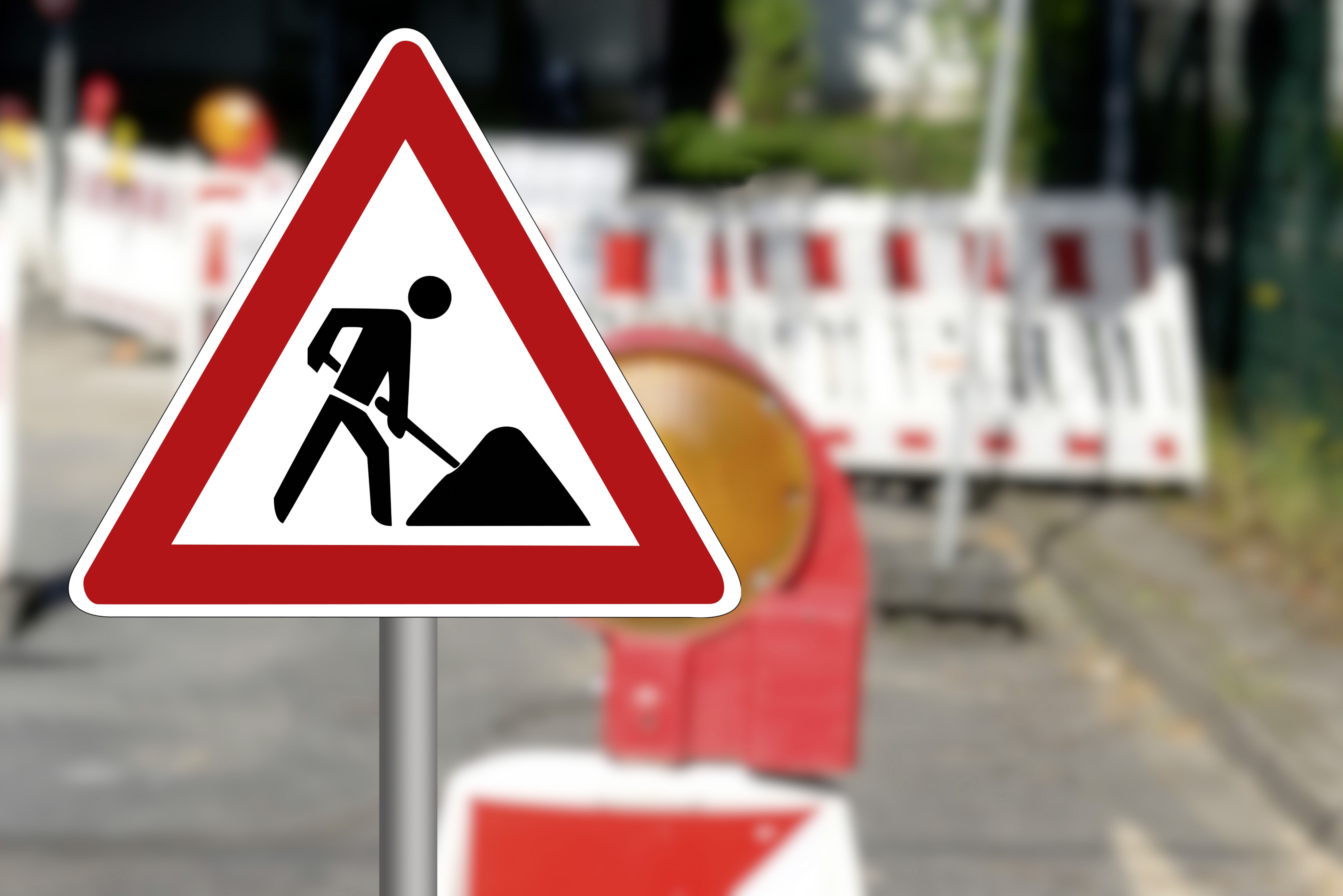 Straßensperrungen in der Buchener Innenstadt